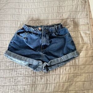 SHEIN Dark Blue Jean Shorts